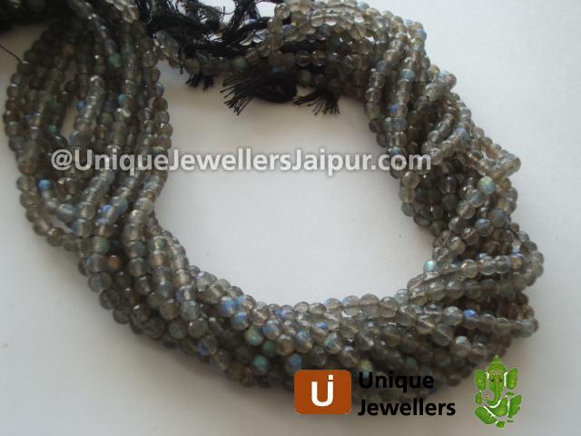 Labradorite Faceted Round Beads